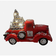 Bauernhof-Truck-Ornament (rot) – Tolles Geschenk für Freunde und Familie – Dekoration für Ihr Zuhause