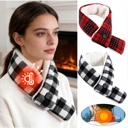USB Heated Scarf - 3 Temperature Levels for Winter Neck Warming 1