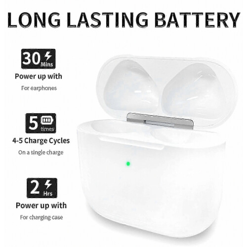 Compatible With Apple Airpods 4 Charging Case Bluetooth Earphone Usb-c Port Wireless Charging Box Hr 1