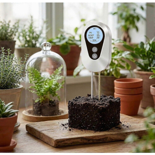 4-in-1 Digital Soil Tester Measures PH Value, Moisture Temperature and,New 2026 2