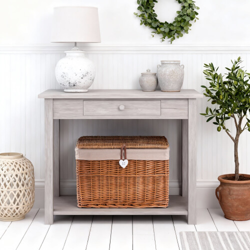 Wickerfield Brown Wicker Storage Basket- Medium 2