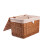 Wickerfield Brown Wicker Storage Basket- Medium 10