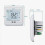Thermostats Room Temperature Controller with LCD Digital Touchscreen Underfloor Heating White 3