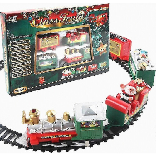 Tren eléctrico navideño de juguete Ddhe1