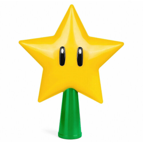 Christmas Tree Topper Star Super Decorations with Light Up LED : Plug in-ckcy