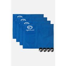 (SET OF 4) Corner Flag Blue - Single or Set of 4, Fits Poles up to 4cm | Optimum Sport