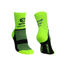 Nitebrite Cycling Socks Fluro Green - Reflective, Senior | Optimum Sport