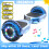 Hoverboard RCB KIDS, 6,5 pouces, auto-équilibrant, Bluetooth, LED, Bleu 2