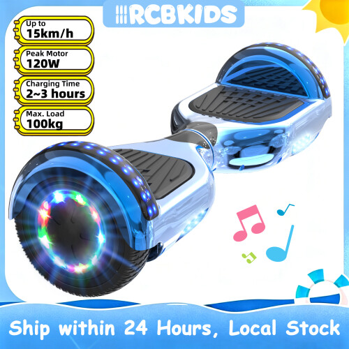 Hoverboard RCB KIDS, 6,5 pouces, auto-équilibrant, Bluetooth, LED, Bleu 1