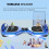 Hoverboard RCB KIDS, 6,5 pouces, auto-équilibrant, Bluetooth, LED, Bleu 7