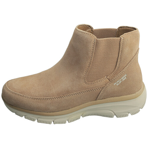 Skechers (5) Skechers Slip-ins Easy Going Womens Boots in Tan 2