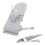 Transat Bébé Kinderkraft MIMI léger compact dossier réglable 3 positions 2 jouets Gris clair 1