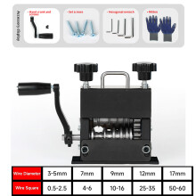 Dénudeur de fils portable manuel et électrique, 6 trous, lames en acier, Noir