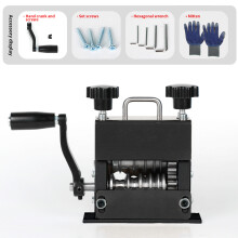 Dénudeur de fils portable à double entraînement, manuel et électrique, 6 trous, Noir