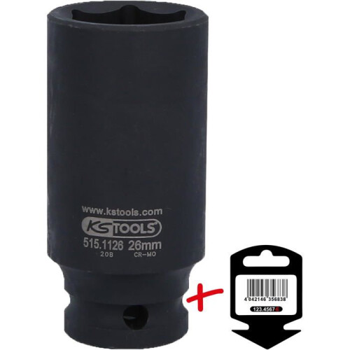 "Nüsse - Einsätze Ks Tools - 515.1126-E - Nuss 1/5,1cm 625"