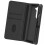 Avizar Wallet Case for Galaxy Z Fold 5 Grained Chesterfield Stand Function 1
