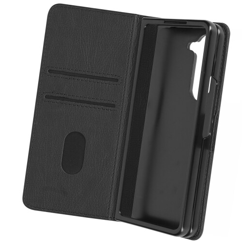 Avizar Wallet Case for Galaxy Z Fold 5 Grained Chesterfield Stand Function