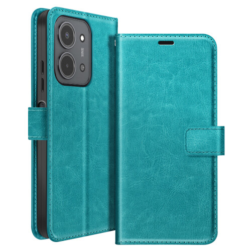 Mayaxess Wallet Case for Xiaomi Redmi 15C with Wrist Strap and Stand Function