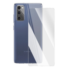 Mayaxess Beschermset voor Galaxy S20 FE met Hoesje en 9H Gehard Glas Schokbestendig