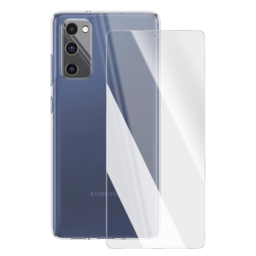 Mayaxess Pack de Proteção para Galaxy S20 FE com Capa e Vidro Temperado 9H Anti-choque