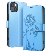 Zanaé Portemonneehoesje voor iPhone 13 / 14 Premium Design Vlinder Bloemen