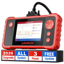 LAUNCH CRP123 V2.0, OBD2 diagnoseapparaat, 4 systemen, 3 resetfuncties, voor auto diagnose