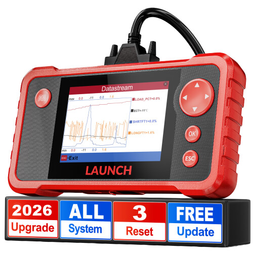 LAUNCH CRP123 V2.0, OBD2 diagnoseapparaat, 4 systemen, 3 resetfuncties, voor auto diagnose
