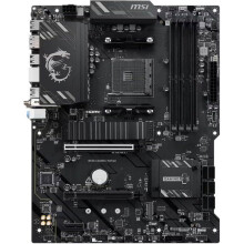ATX AM4 Moederbord - MSI - AMD B550 Chipset - Wi-Fi 6E - Bluetooth 5.4 - DDR4 - 4 geheugenslots - 128 GB max