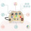 Manipulatiepaneel - MAMABRUM - Mini gamecontroller - 7 interactieve modules - 7 gekleurde LED's - Compact 10x14 cm 4