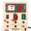 Planche de manipulation - MAMABRUM - Busy Board Mamabrum - 8 modules interactifs - Décor de Noël - LED et mélodie 6
