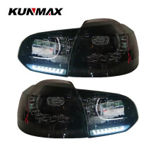 VW Golf 6 2008-2013 takavalot, 2 kappaleen setti, LED-ajovalot ja virtaussuuntaiset vilkut