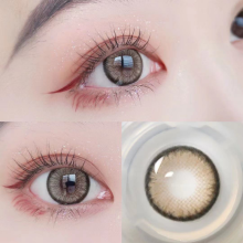Bio-essence lentes de contacto de color, par de lentes marrones, material HEMA
