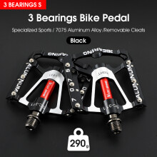 ONBUY Fahrradpedale, Aluminiumlegierung, 3 Lager S, Ultraleicht für MTB und BMX