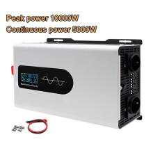 Wechselrichter, reine Sinuswelle, 10000W (Nennleistung 5000W), 72V, 220-230V 50Hz, Europa