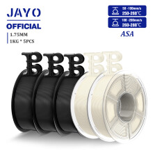 JAYO 3D-Druckfilament, Easy ABS, 1,75 mm, Schwarz und Weiß