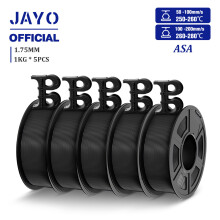 JAYO Easy ABS 3D-Druckfilament, 1,75 mm, Schwarz, 5 kg