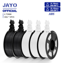 JAYO Easy ABS 3D-Druckerfilament, 1,75 mm, Schwarz und Weiß