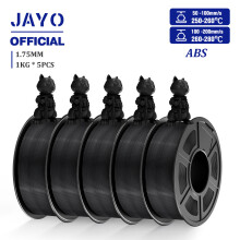 JAYO Easy ABS 3D-Druckerfilament, 1,75 mm, Schwarz, 5 kg, für FDM-Drucker