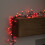 2.5m 250 LED Globe Cluster Christmas String Lights in Red 5