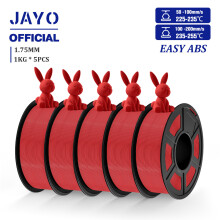 JAYO Easy ABS 3D-Druckerfilament, 1,75 mm, Rot, 5 kg