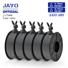 JAYO Easy ABS 3D-Druckerfilament, 1,75 mm, Grau, 5 kg