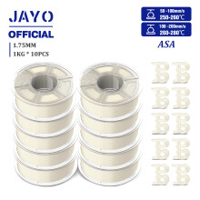 JAYO Easy ABS 3D-Druckerfilament, 1,75 mm, Weiß, 10 kg