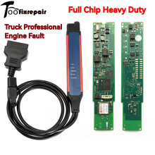 Heavy Duty vrachtwagen scanner, draadloze WIFI OBD2 diagnose tool, aluminium behuizing voor zware voertuigen