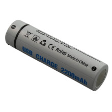 Avizar 3.7V 2200mAh Li-ion Paristo Yhteensopiva 18650 USB-C Ladattavalla Portilla