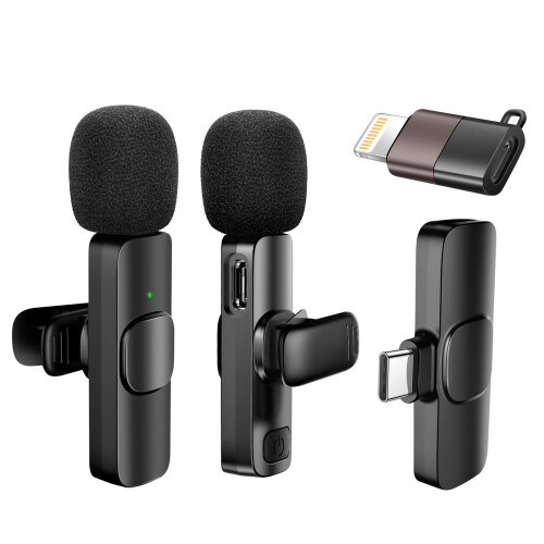 Avizar 2 Langattoman Rintamikrofonin Setti USB-C Lightning Melunvaimennus 1