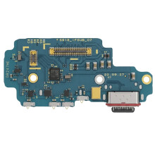 Clappio USB-C-latausliitin Galaxy S23 Ultraan SIM-lukijalla ja mikrofonilla