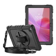 Avizar Koko Runko Suojakuori Lenovo Tab 10.1 2025 Videotuella ja Olkahihnalla