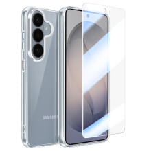 Avizar Suojapakkaus Galaxy S26 Plus Siliconekuori ja iskunkestävä karkaistu lasi