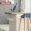 The Magic Toy Shop GEEZY Under Shelf Stemware Wine Glass Holder Storage Rack Hanger Stainless Steel 7