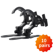 Aluminium Bühnenlicht-Haken, Klappbar, 10er-Set, für Truss-Systeme